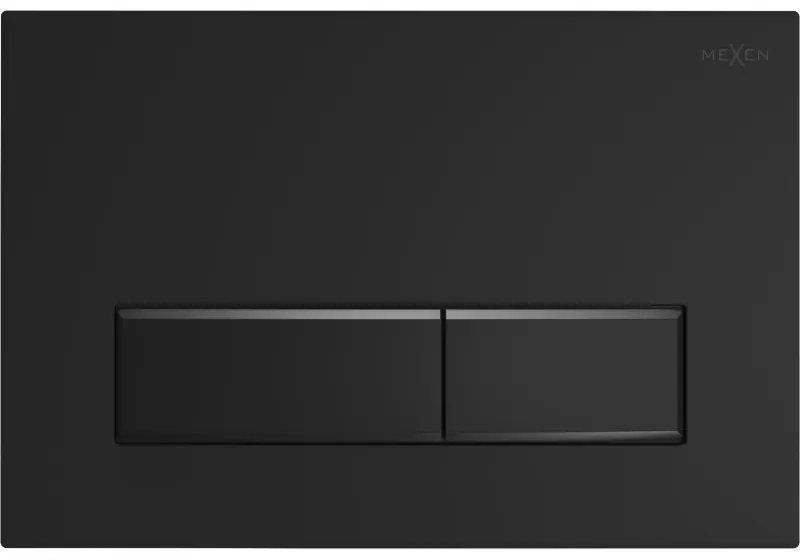 Buton de spălare Mexen Fenix 09, negru mat - 600903