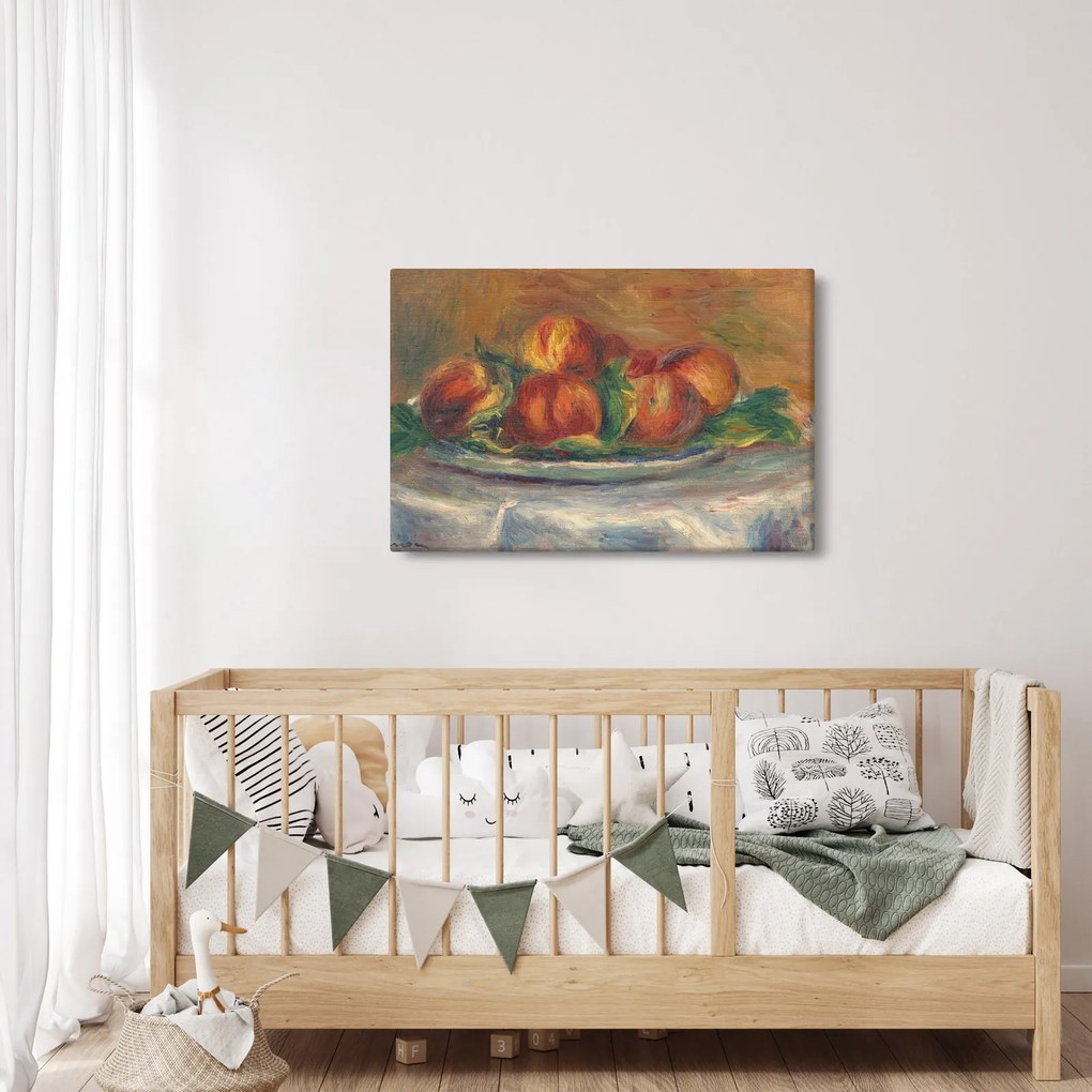 Tablou - Auguste Renoir, Peaches on a Plate, reproducere (90x60 cm)