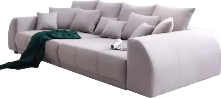 Canapea extensibilă dumonde cu 2 lăzi de depozitare si sezut confortabil din spuma high-density, Verona Enjoy Grey 310x100 cm