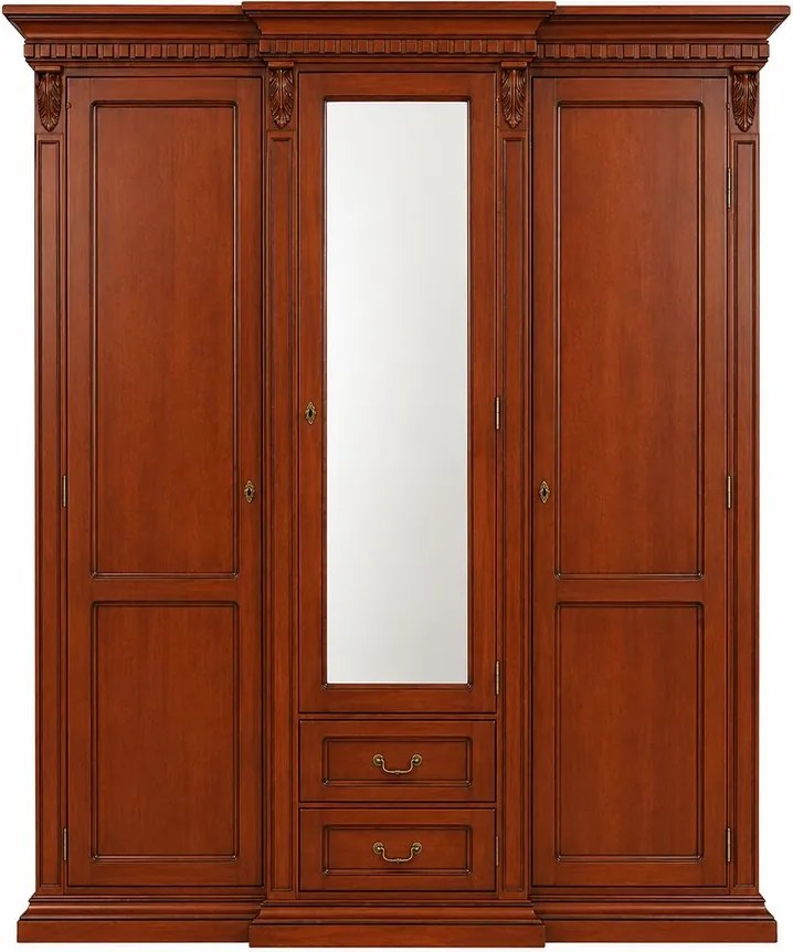 Dulap lemn masiv Bernhard 3 Usi, 182 × 67 × 218 cm