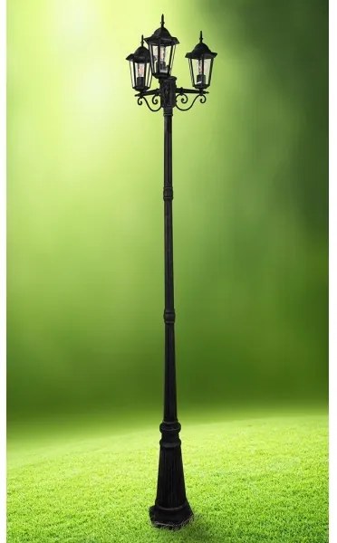 Lampă exterior LIGURIA 3xE27/60W/230V IP43 2,5m