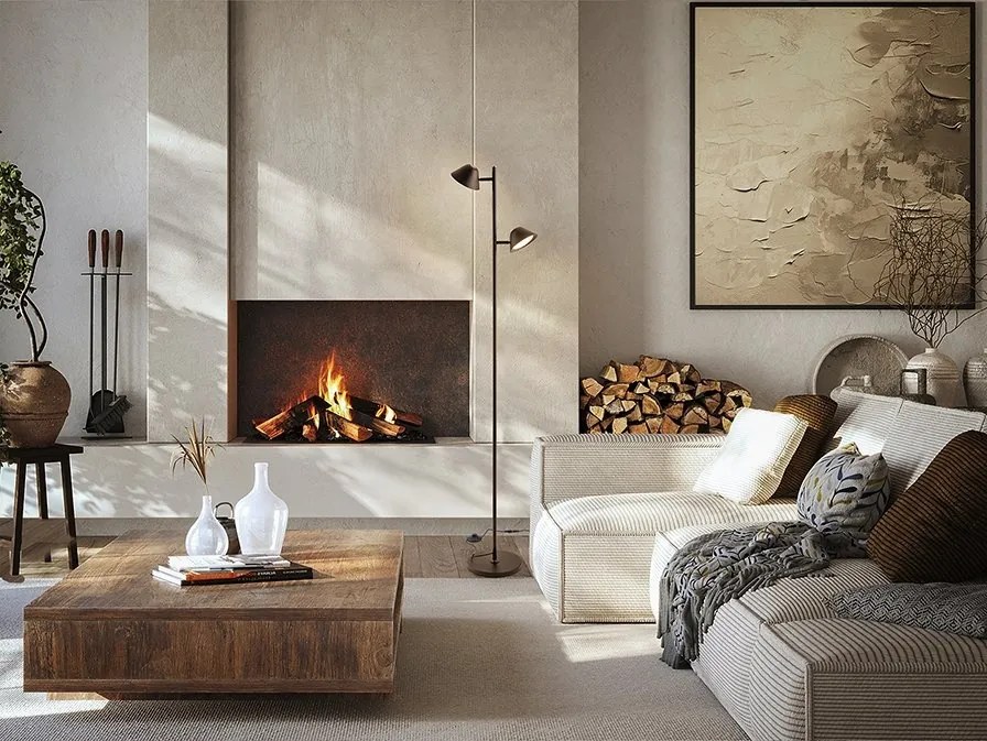 Lampa LED de podea cu telecomanda Taros