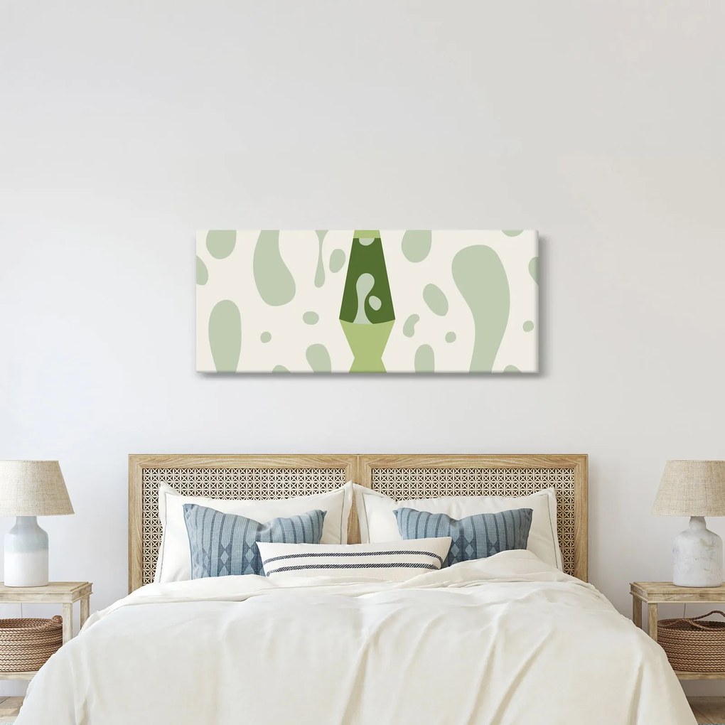 Tablou - Hippies, lampa de lavă (120x50 cm)