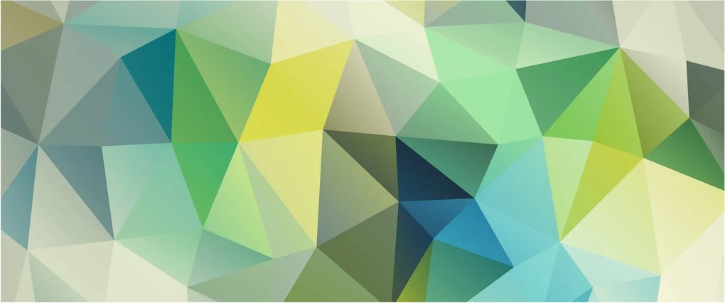 Tablou abstracțiunii geometrice (120x50 cm)