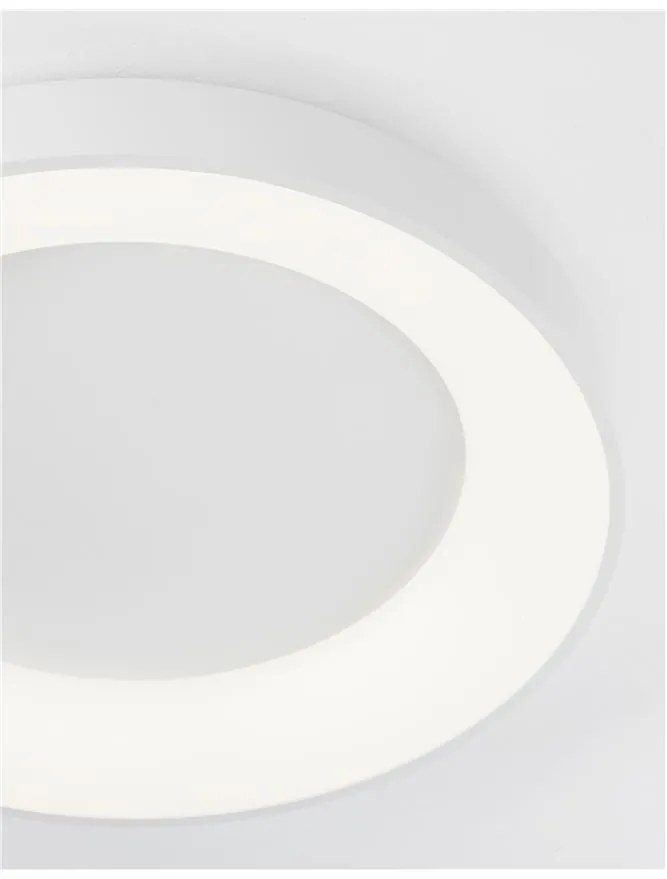Plafoniera LED 3000K moderna 60cm RANDO THIN alba NVL-9353852