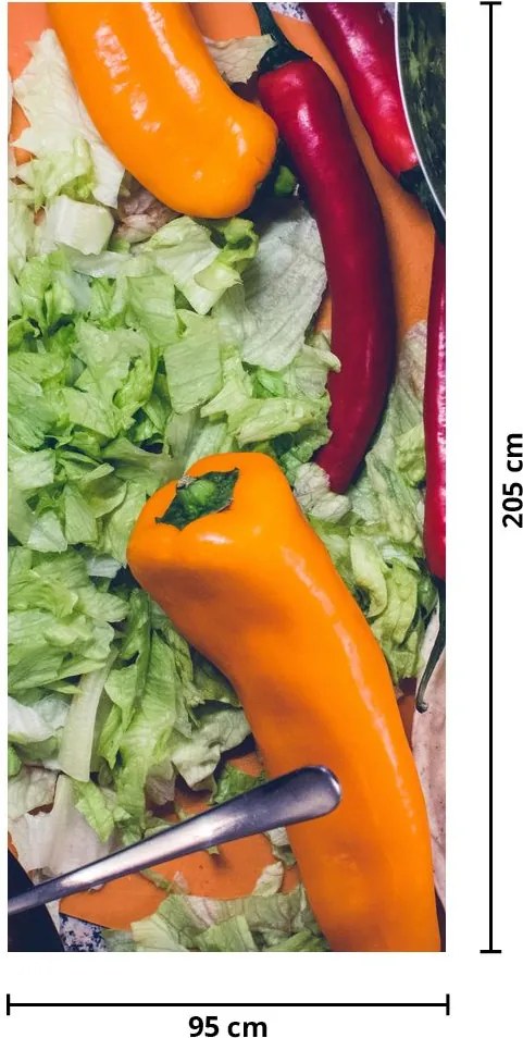 Fototapet pentru ușă - Legume (95x205cm)