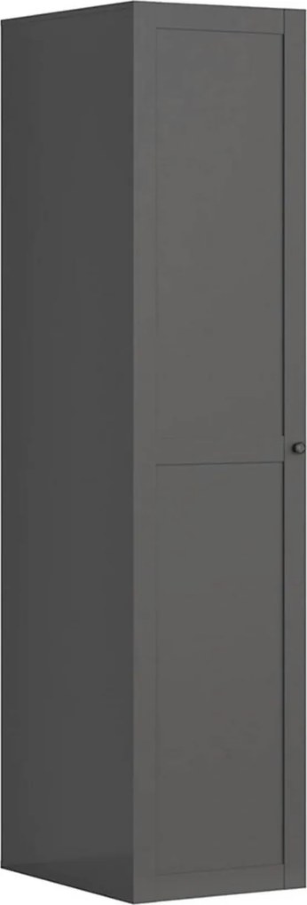 Dulap FLEX, gri grafit, PAL, cu o usa, 50x66x218 cm