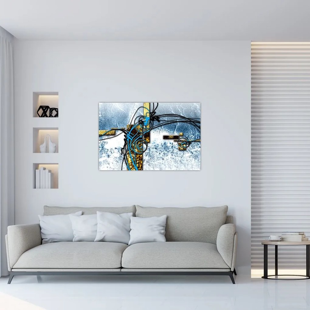 Tablou abstract (90x60 cm)