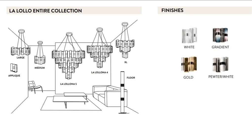 Lampadar modern design Art Deco realizata manual LA LOLLO gold