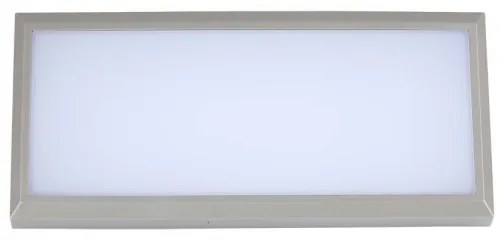 LED Aplica exterior 20W 230V 3000K IP65 gri