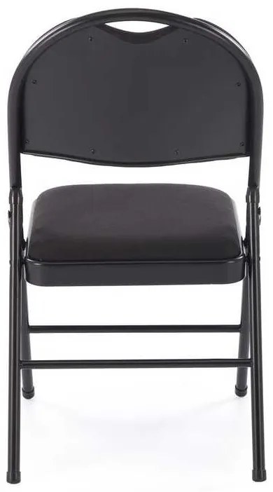 Scaun pliabil Dover, negru
