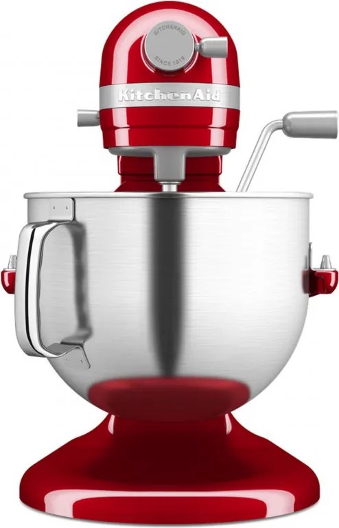 Mixer planetar KitchenAid Artisan 5KSM70SHXEER, 375 W, 6.6 L, 10 viteze, ridicare bol, roșu