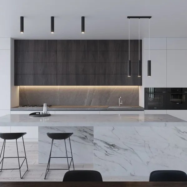 Plafonieră LAGOS 1xGU10/40W/230V negru