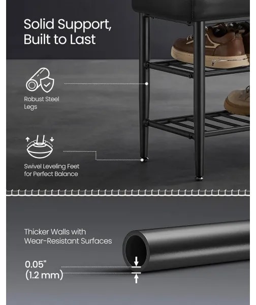 Pantofar ANDOR negru