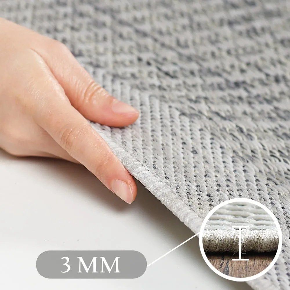 Covor de exterior gri 140x200 cm Giza – Ayyildiz Carpets