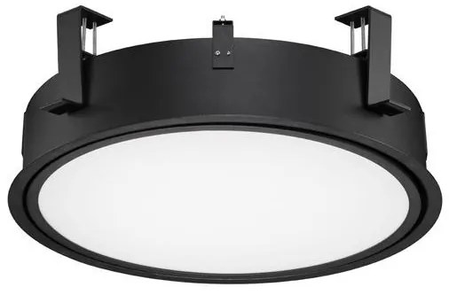 Plafoniera LED incastrabila reglabila PERFECT 40cm negru CCT Dimmable