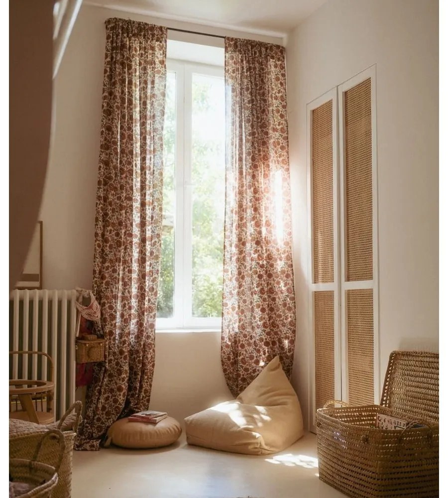 Fotoliu puf pentru copii galben deschis Cleo Light Honey – Lorena Canals