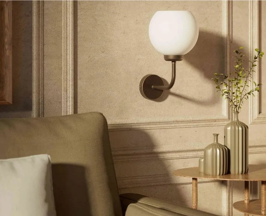 Aplica de perete din alama Globe