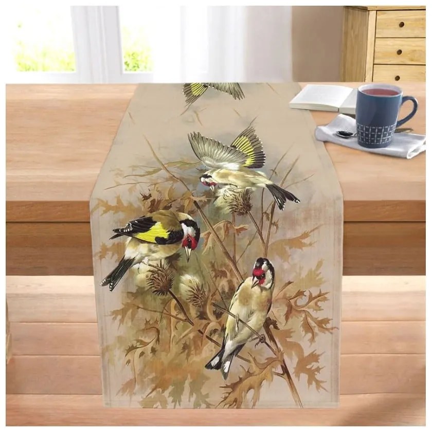 Napron de masă 40x130 cm Yellow Bird – Mila Home