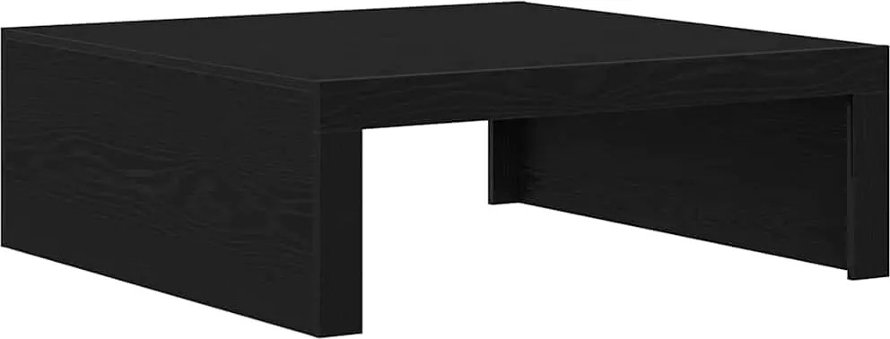 vidaXL Masă de cafea Stejar Negru 100 x 100 x 35 cm Lemn compozit