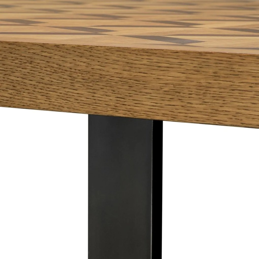 Masa dining LUX furnir de stejar Rubicon L, 300x115cm