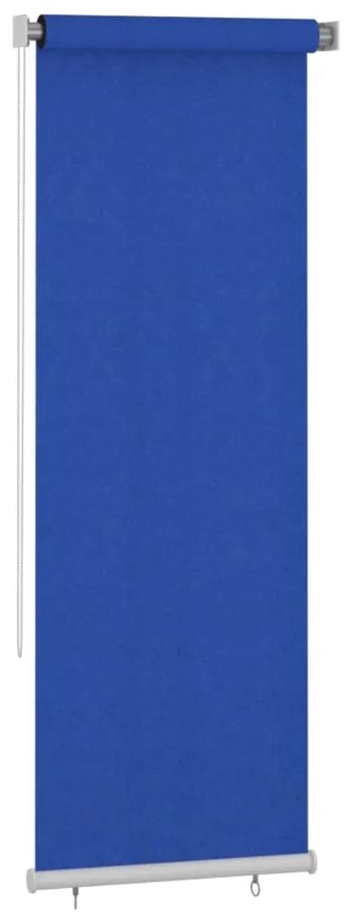 Jaluzea tip rulou de exterior, albastru, 80x230 cm, HDPE Albastru, 80 x 230 cm
