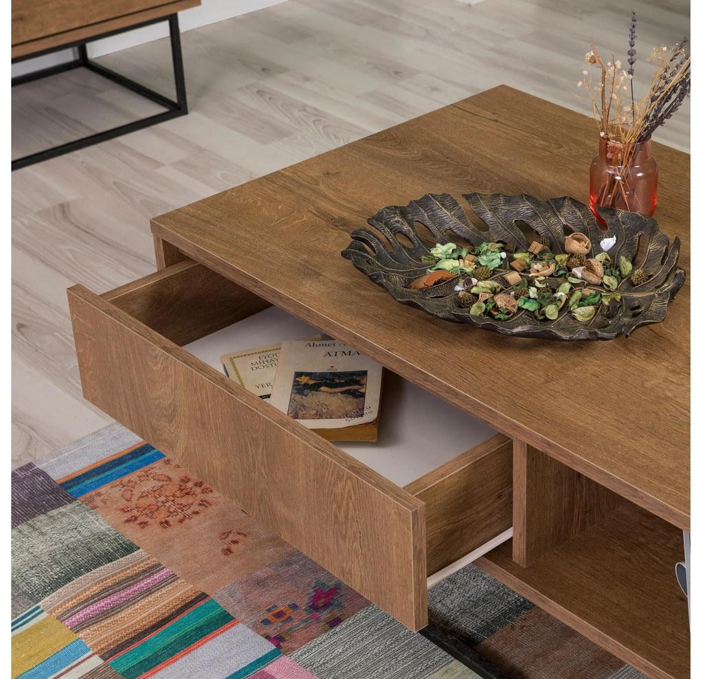 Mobilier living Lexuna 14 (Nuc + Negru). 1089038