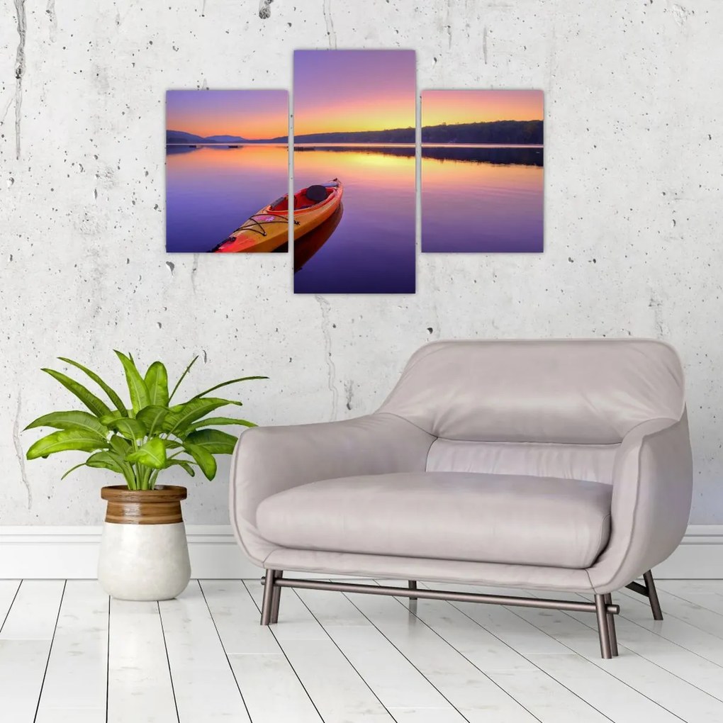 Tablou - Kayak pe lac (90x60 cm)