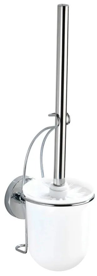 Perie pentru toaletă Wenko cu sistem de prindere Vacuum-Loc, până la 33 kg