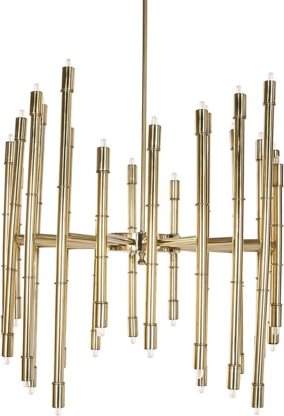 Candelabru din oțel, auriu, finisaj patinat, 158 x 74 cm, „Breteuil”