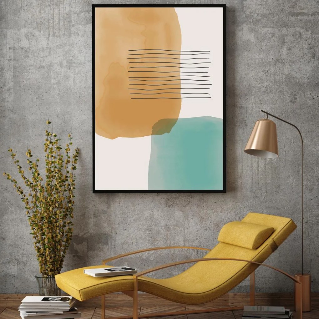 Poster - Abstracție pictată (A4)