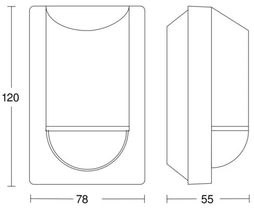 Senzor de mișcare de exterior IS 2180 ECO 230V IP54 antracit Steinel 064907