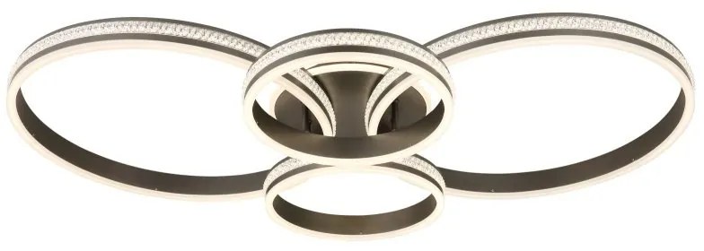 Plafoniera LED CCT GROUNI aluminiu titan mat