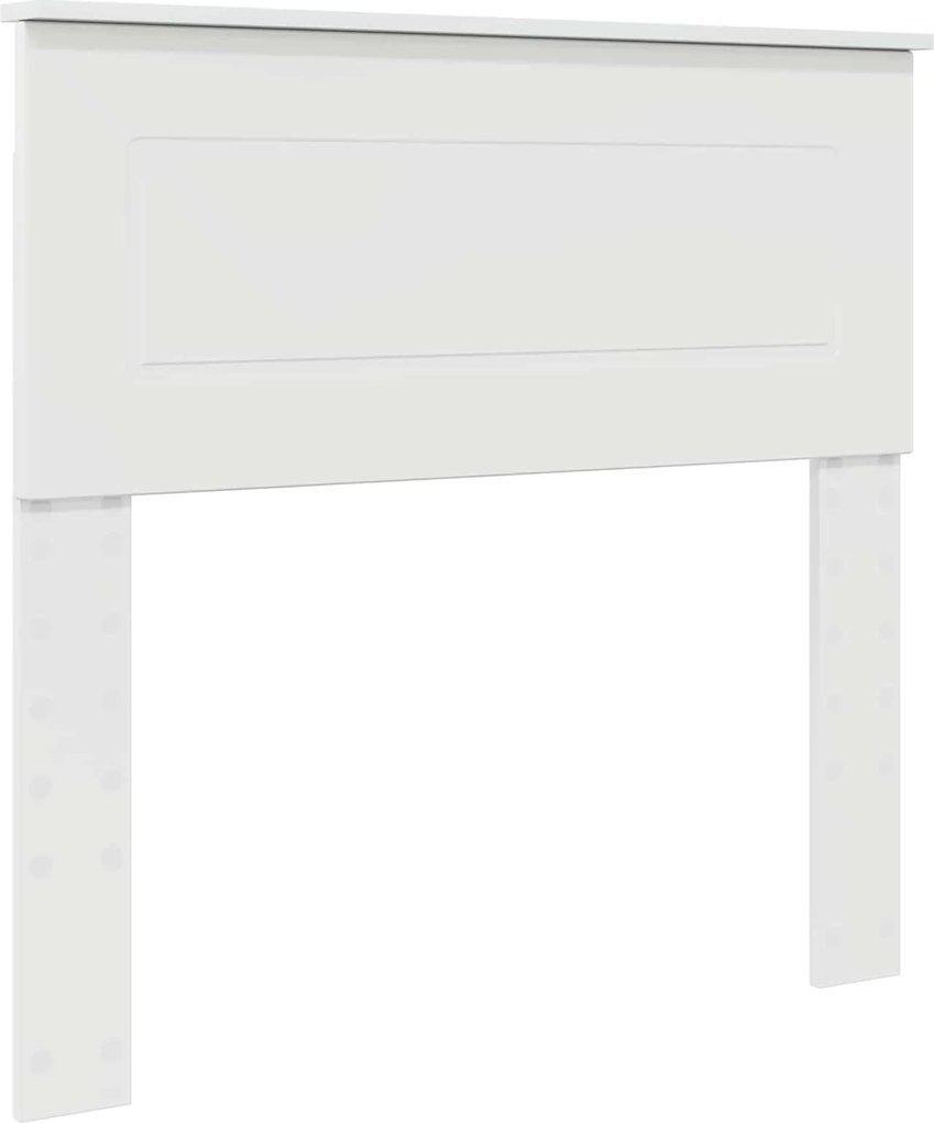 vidaXL Tăblie cap Alb Lucios 75 cm Lemn compozit