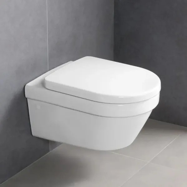 Villeroy & Boch 4694HRR1 - Vas WC suspendat ARCHITECTURA cu capac SoftClose, ceramică/albă