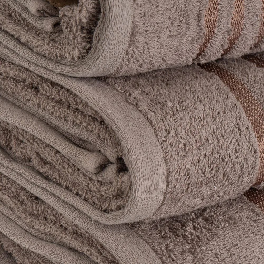 Prosop maro din bumbac din frotir 70x140 cm Simple – Casa Selección