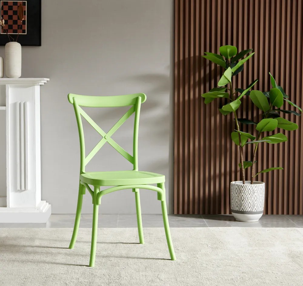 Scaun, pliabil, verde, SAVITA