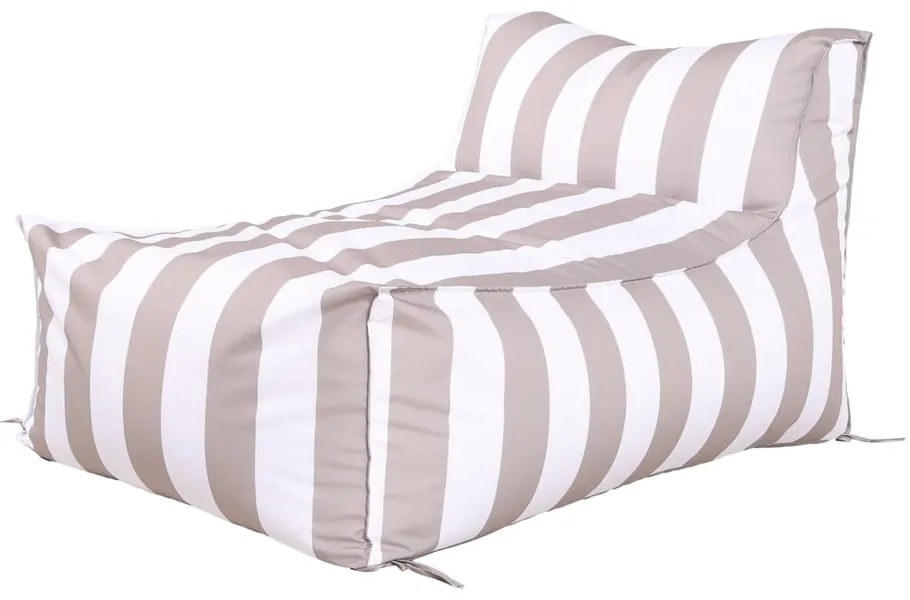 Beanbag pentru grădină alb-gri – Bonami Essentials