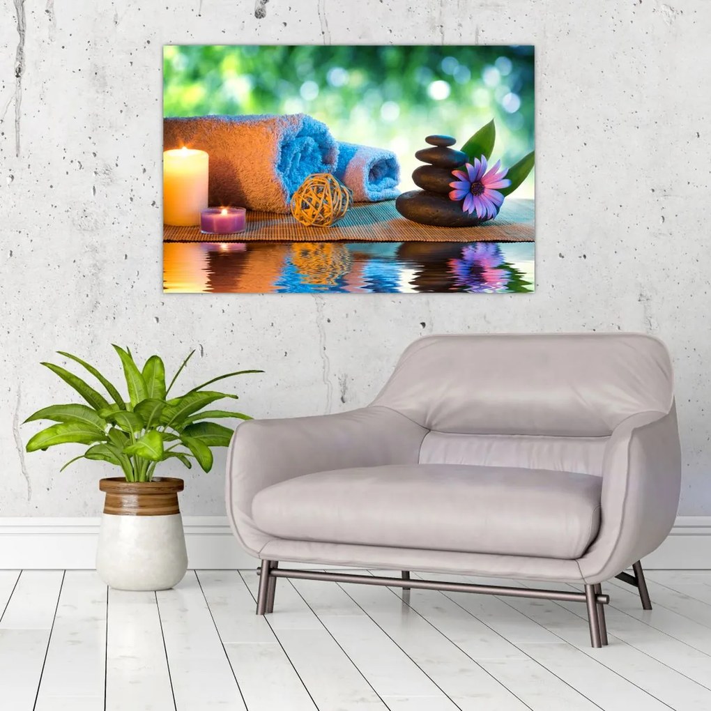 Tablou - Relaxare masaj pictura (90x60 cm)