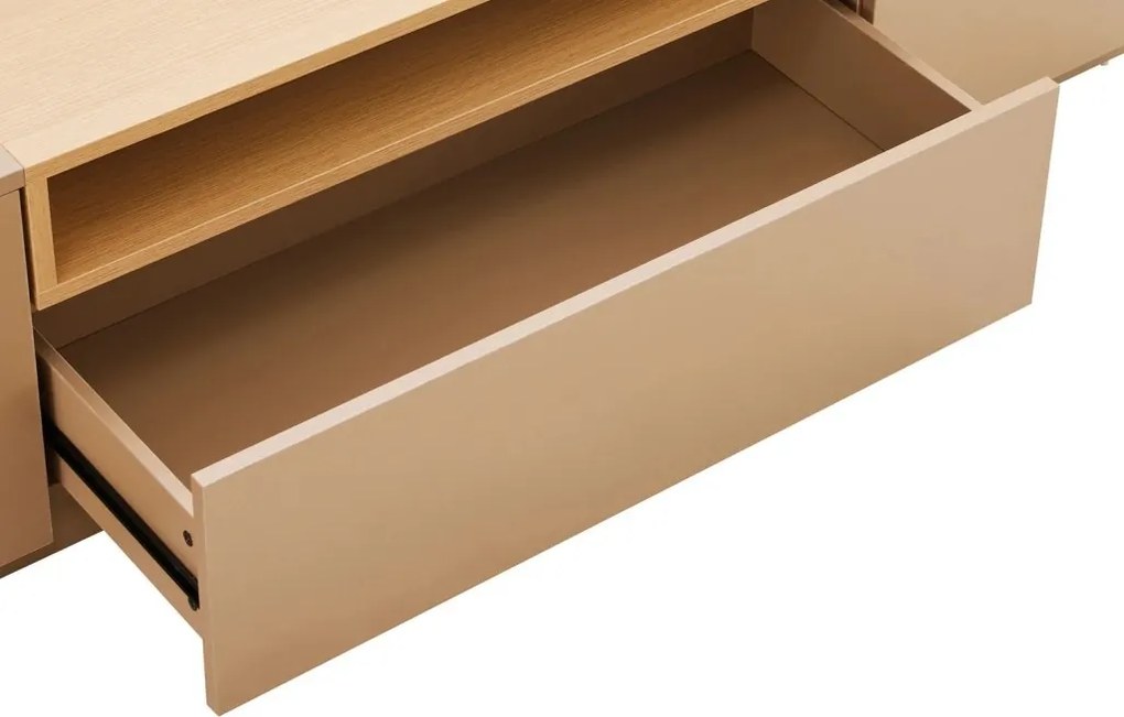 Comoda TV LOFT 160cm natur/ greige
