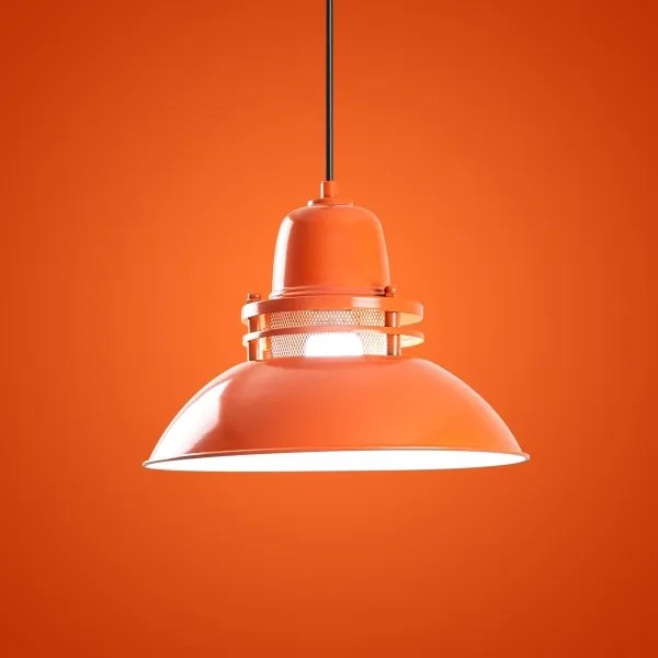 Lustră TIBET pe cablu 1xE27/40W/230V, portocalie