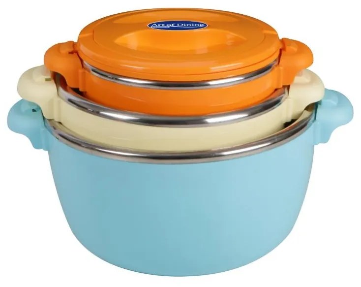 SET 3 CASEROLE TERMICE 2+4+6L,BELLY BLUE