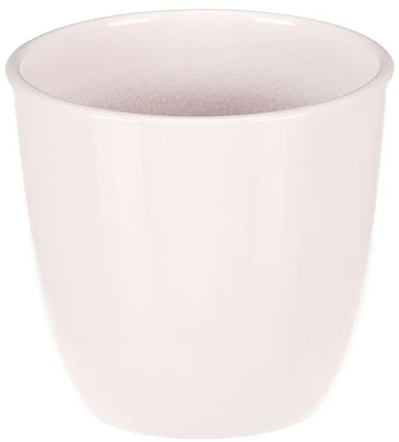 Vase de flori din ceramică Teracotă, diametru 10cm, alb