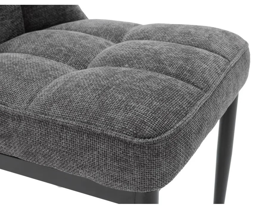 Scaune de dining gri 2 buc. Damon – Marckeric