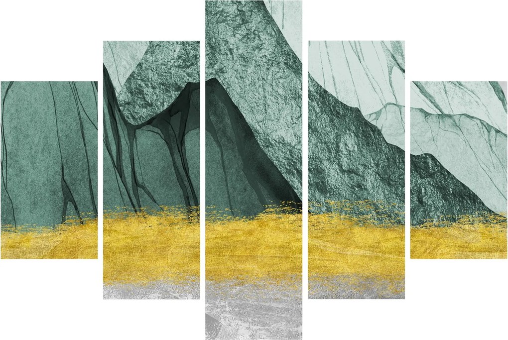 Tablou - Munții Smarald N⁰2 (150x105 cm)