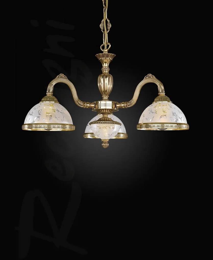 Candelabru clasic cu 3 brate design italian realizat manual 6302