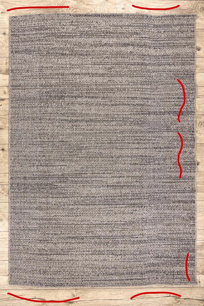 Covor sisal Floorlux 20389 argint si negru melange - SECUNDAR-COTATI PRODUSUL