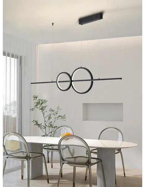 Lustră LED dimabilă pe cablu Immax NEO 07236L LITE RONDAS LED/56W/230V Tuya + telecomandă