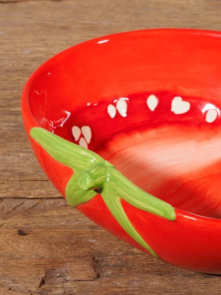 Bol de salata, din ceramica, Tomato