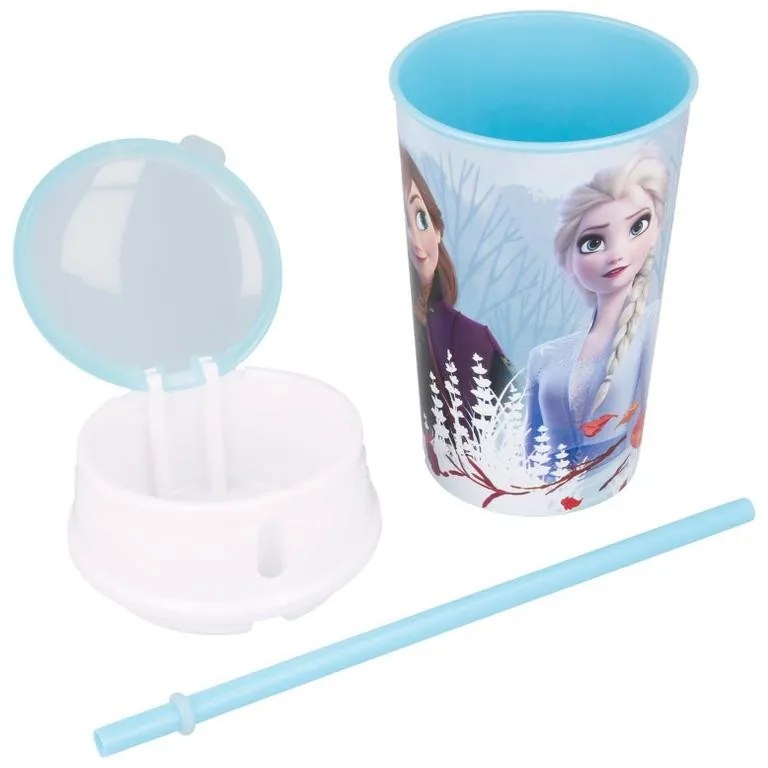 Disney Regatul de gheață pahar pentru băuturi și gustări 400 ml